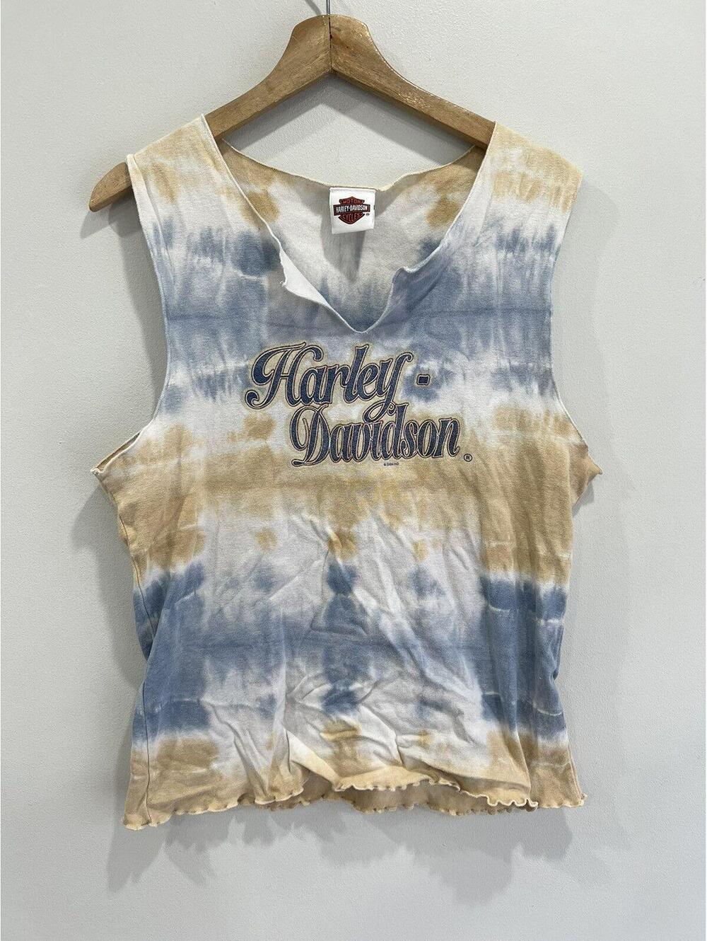 Vtg Harley Davidson Womens Top xxl sleeveless tank shirt y2k